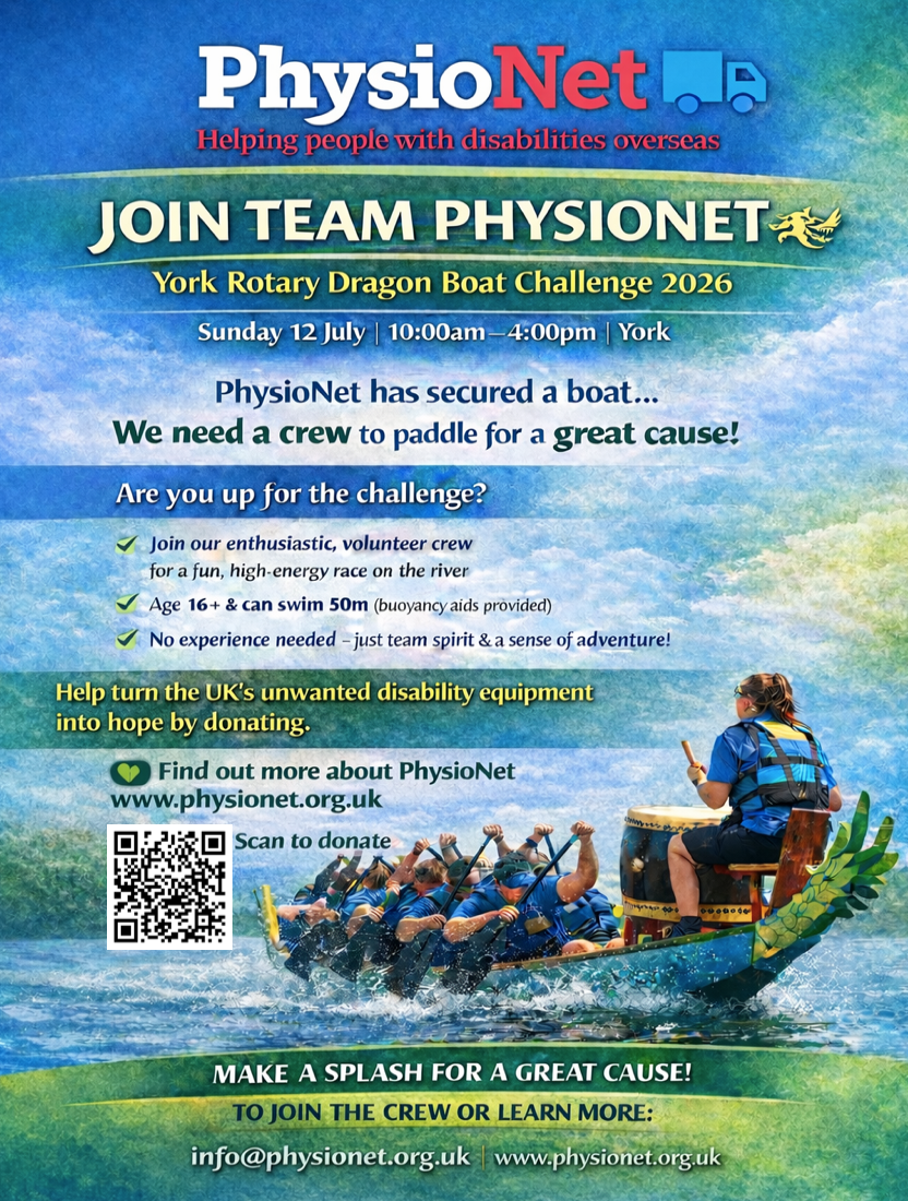 Join Team Physionet for the York Rotary Dragon Boat Challenge 2026